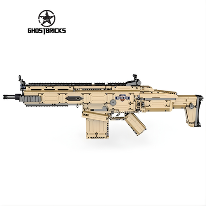Scar 17S Assault Rifle - 1406 Pieces + Motor